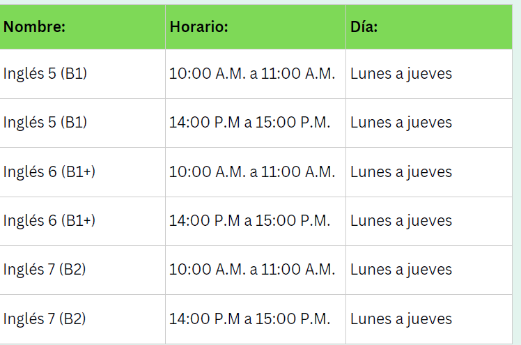 inglés