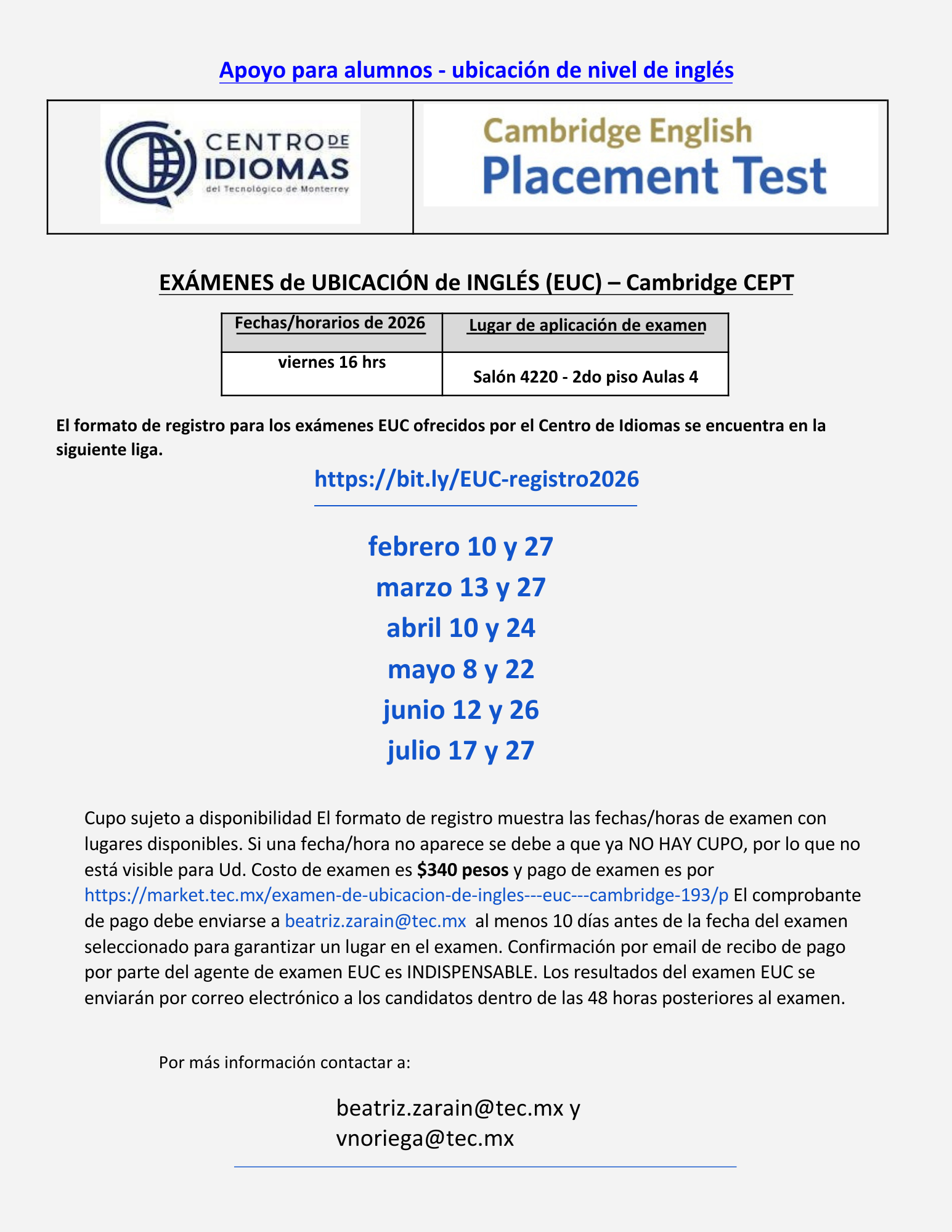 2026 CERTIFICACIÓN EUC 