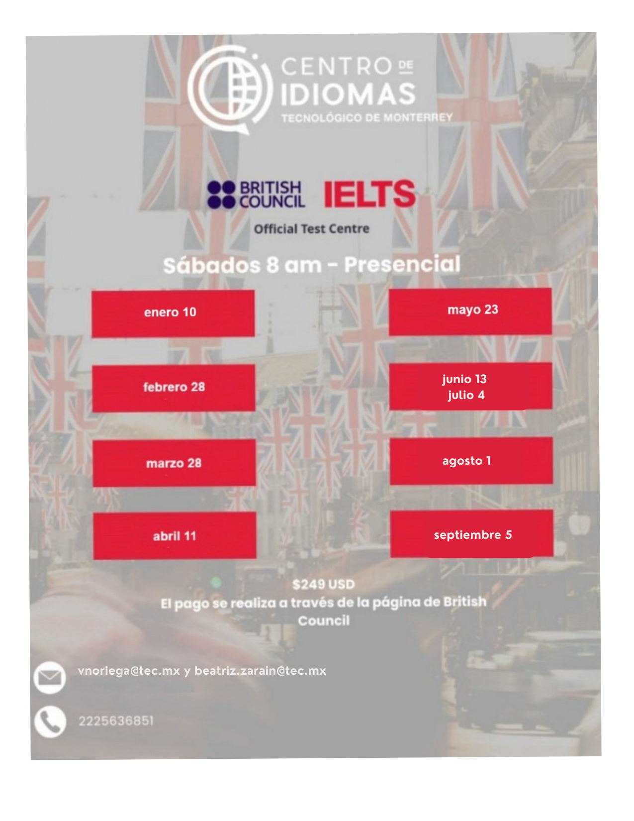 IELTS FECHAS