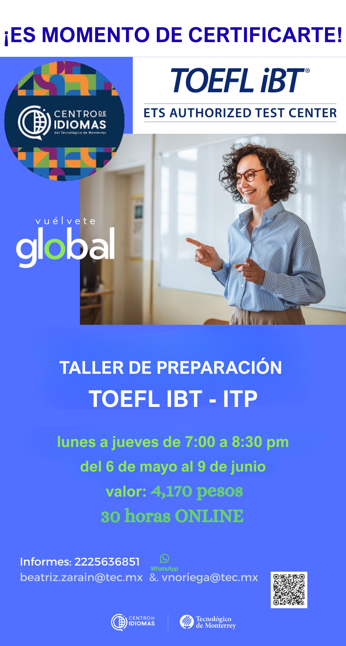 TALLER TOEFL IBT ITP
