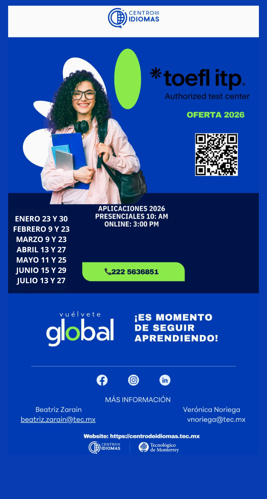 2026 CERTIFICACIÓN TOEFL ITP