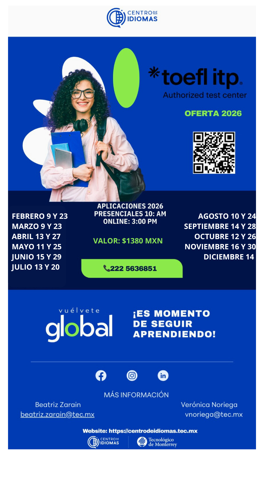 TOEFL ITP CERTIFICACIONES